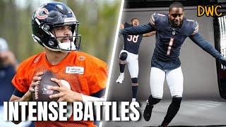 FIERCE Competition Between Caleb and Bears Defense || Bears Minicamp Practice News