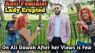 Why You Swearing? Lady Confronts Ali Dawah Speaker's corner