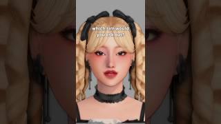 which sim are you asking out?  #sims4 #thesims4 #sims4cas #sims4cc #shorts
