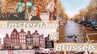 AMSTERDAM & BRUSSELS VLOG | Heineken experience, red light district, the grand place