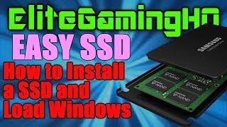 How to Install a SSD and Load Windows 10 (easy) Make your PC faster