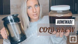 How To Make The BEST Cold Brew Coffee Recipe at HOME 2 easy methods for beginners Easy cold brew