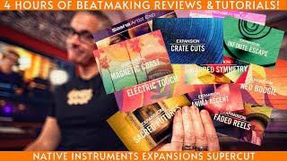 4 Hours of Hip-hop & Lo-fi beatmaking expansion reviews and tutorials! Cyber sale on now.