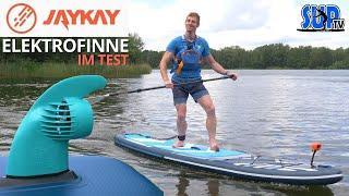 JayKay Elektrofinne im Test (2022): Mit dieser E-Finne wird jedes SUP-Board zum E-SUP ↯  