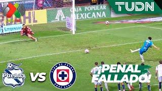 ¡LA FALLÓ! Increíble el error de Jorge Sánchez | Puebla vs Cruz Azul | Liga Mx -AP2024 - J12 | TUDN