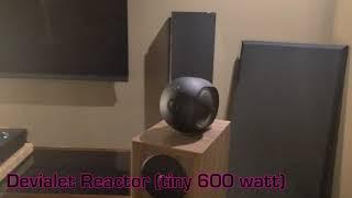 Devialet Phantom 1 vs Reactor (600watts)