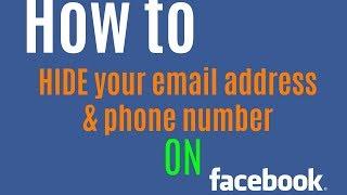 How to Hide Your Email on Facebook