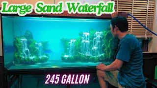 DIY Sand Waterfall Aquarium | Large Waterfall For A 1000-Liter (245-Gallon) Aquarium