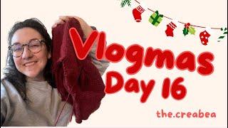 Day 16 - Knit and knit and knit and knit some more! // VLOGMAS 2024