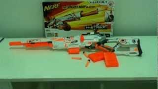 NERF Long Strike CS-6 White Out Series