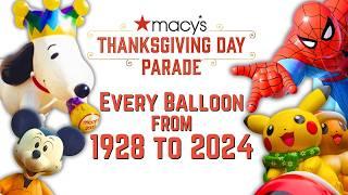 Every Macy’s Thanksgiving Parade Balloon Ever: 1928 to 2024!