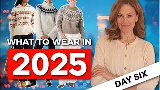 Outfit Ideas With A FAIR ISLE SWEATER For 2025 | **DAY SIX **