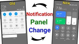 How to change notification panel in any android device | Notification panel change all mi phones