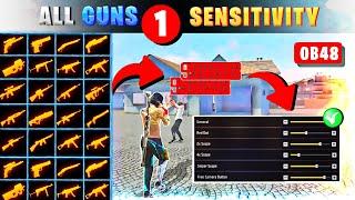 All Guns One sensitivity  || Free fire headshot setting in tamil || OB48 All Guns one tap setting 