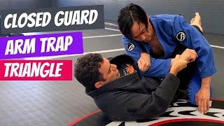 Arm Trap Triangle Set Up from Closed Guard