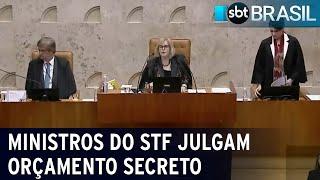 Ministros do Supremo Tribunal Federal julgam orçamento secreto | SBT Brasil (15/12/22)