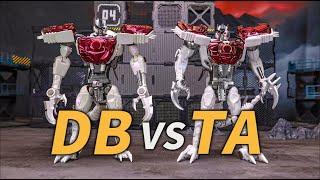 DB VS TA！Which is Better！？Transmetal Dinobots detail comparing review.