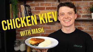 Chicken Kiev with Mash