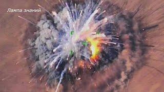 Удар ракеты Искандер в ЗРК «Бук» Украины