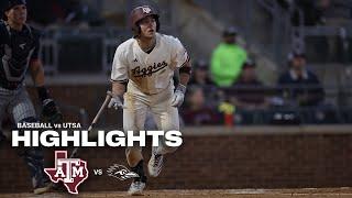 Highlights: Texas A&M 4, UTSA 7