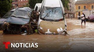 Inundaciones repentinas en Valencia, España, dejan al menos 63 muertos | Noticias Telemundo