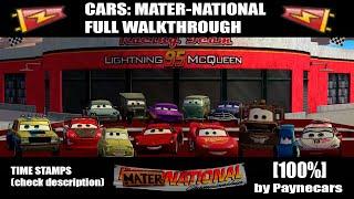 Cars: Mater National - FULL WALKTHROUGH [100%] - [XBOX 360] - EXPERT DIFFICULTY