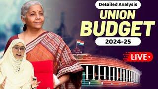 Detailed Analysis | Union Budget - केंद्रीय बजट | 2024-25 | SSC CGL, CHSL, UPSC etc., | Afreen Azmat