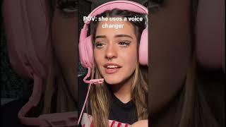 #pov she uses a voice changer #youtubeshorts  #gamergirl