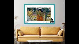 PAUL GAUGUIN! Limitiertes, signiertes Sammlerstück! Kunstwerk. Einmaliger Wandschmuck.  Makellos!