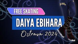 Daiya EBIHARA 蛯原 大弥 (JPN) | Junior Men Free Skating | Ostrava 2024