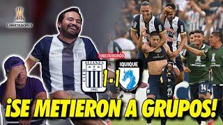 Alianza Lima 1-1 Deportes Iquique  | REACCIÓN de AMIGOS | #CopaLibertadores Fase 3 VUELTA