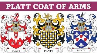 Platt Coat of Arms & Family Crest - Symbols, Bearers, History