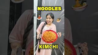  LATE NIGHT SPICY KIMCHI NOODLES CRAVING  |Mini Vlog #shorts #minivlog #ashortaday #trending