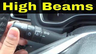 When To Use Your High Beams-And How To Use Them