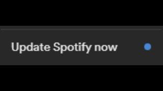 You Should Update Spotify.... NOW