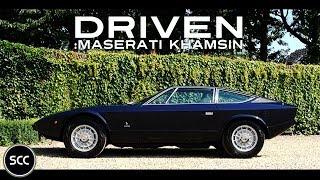 MASERATI KHAMSIN 1976 - Test drive in top gear - 4.9 V8 Engine sound | SCC TV