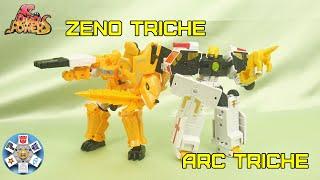 Dinopowers Season 2 Zeno Triche and Arc Triche  - busking retro ambulance