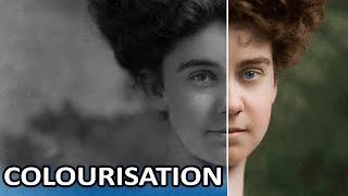 PHOTOSHOP TUTORIAL: Photo Colourisation, How to convert Black and White photography to Color