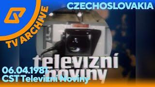 TV archiv | ČSSR: ČST Televizní Noviny - 1981