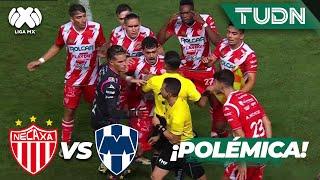 ¡GOL ANULADO, POLÉMICA y EXPULSIÓN en 5 minutos! | Necaxa 1-0 Monterrey | Liga Mx -AP2024 - J3 |TUDN