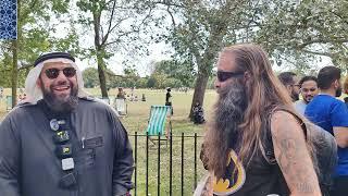 Portuguese Atheist Challenges Muslim's Analogy! Sheikh Mohammed | Speakers Corner