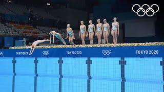 Синхронистки сборной ОКР стали лучшими в технической программе групп на Олимпиаде