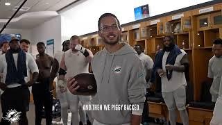 FULL LOCKER ROOM SPEECH AFTER MIAMI DOLPHINS WIN OVER BRONCOS