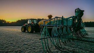 Güllefahren in den Morgenstunden || @JohnDeere  6620 & @Steyr 6175 + 2x @ZunhammerGMBH