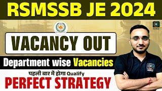 RSMSSB JE Vacancy 2024 OUT | RSMSSB JE Department wise Vacancies 2024 |AVNISHSir