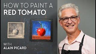 How To Paint A Red Tomato