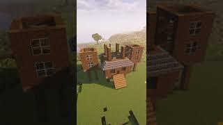 How to build Minecraft wooden house. #minecraft #viralshorts #gaming #tutorial