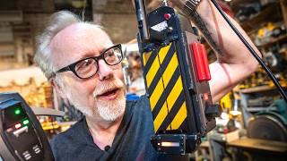 Adam Savage Unboxes Hasbro's Ghostbusters Ghost Trap and P.K.E. Meter!