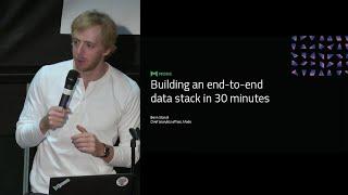 Building an End-to-End Data Stack in Thirty Minutes | Mode