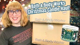 Bath & Body Works Christmas Candle Haul!